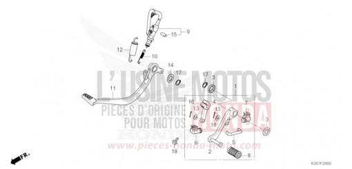 PEDALE MSX125AN de 2022